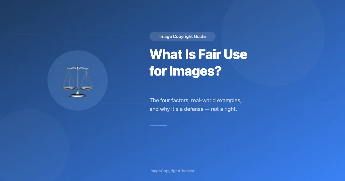What Is Fair Use for Images?