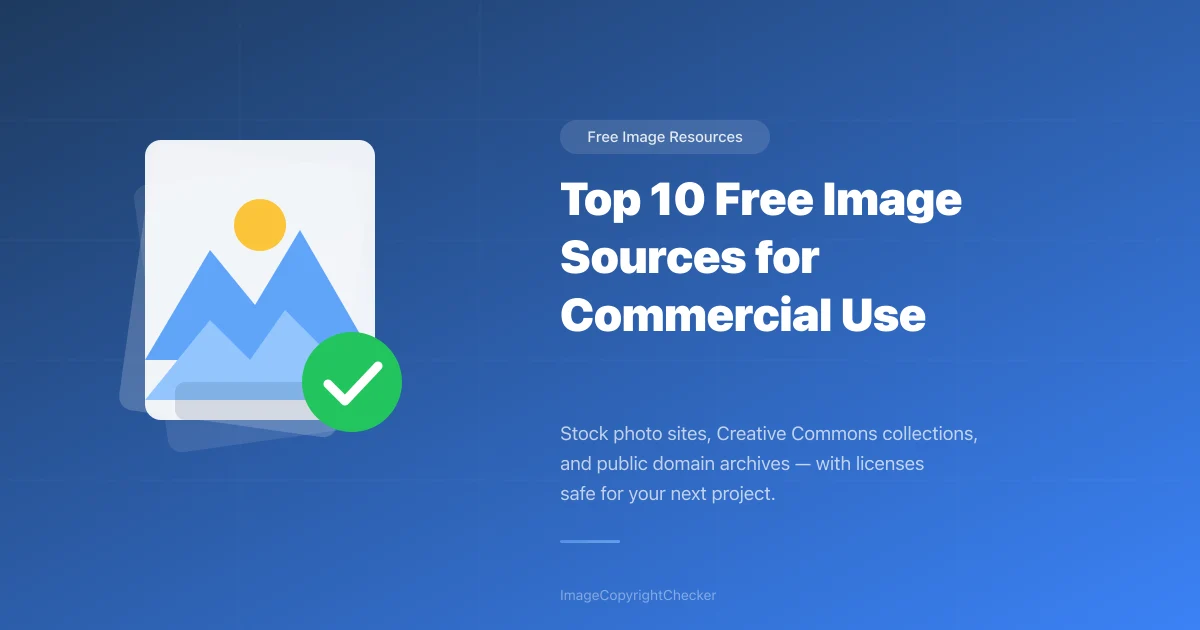 Top 10 Free Image Sources for Commercial Use
